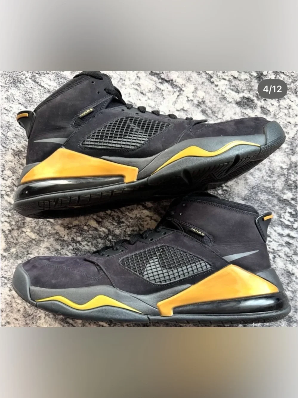 Jordan Mars 270 Black Gold, Size 14 Men’s.